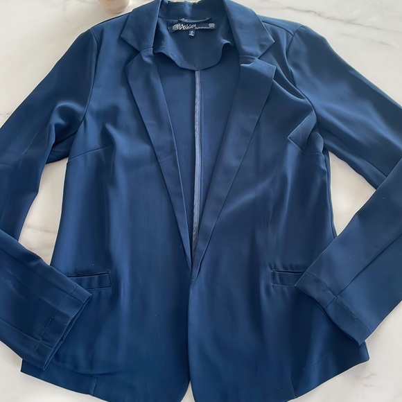 Ashley Navy Blue Polyester Jacket - Picture 3 of 7